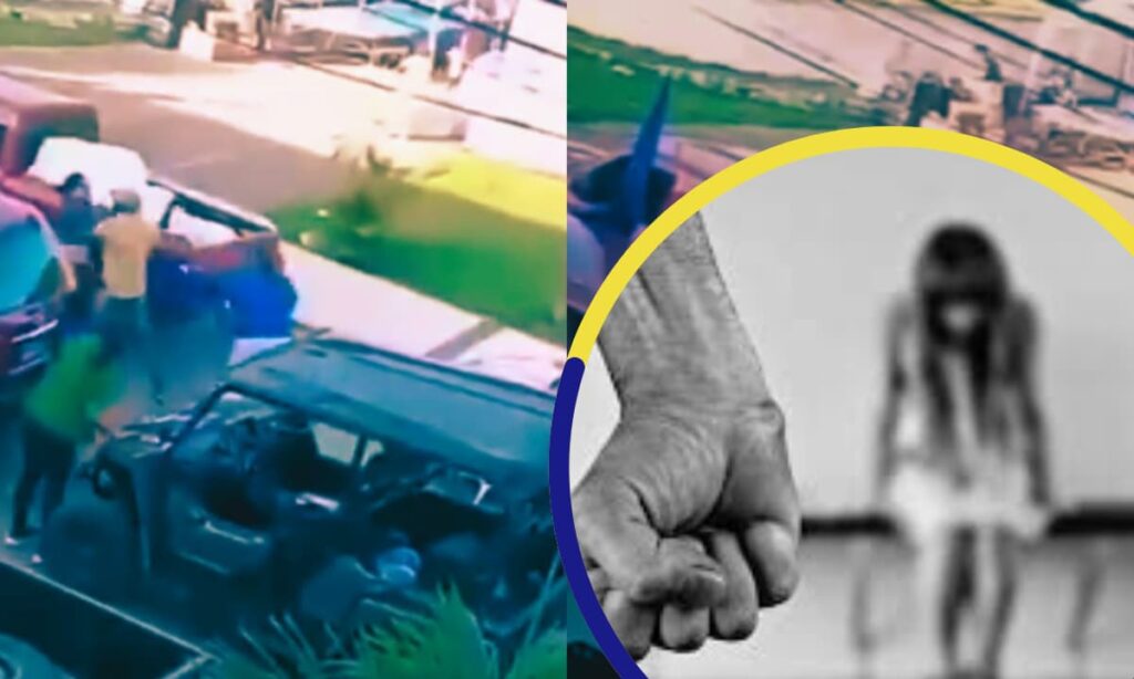 Video captan agresión a mujer durante pelea entre simpatizantes de partido político