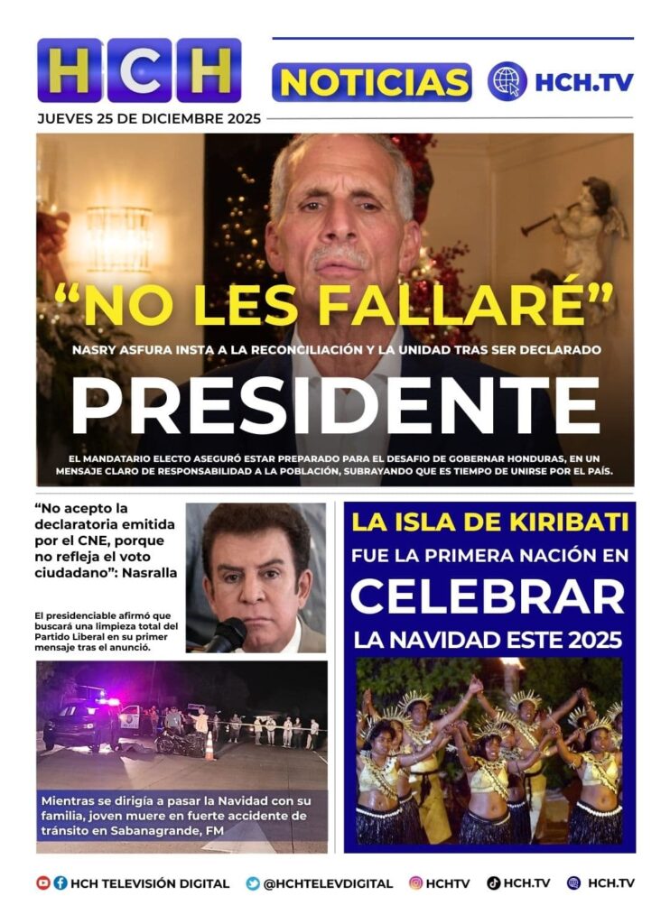 Portada HCH 25 de diciembre del 2025
