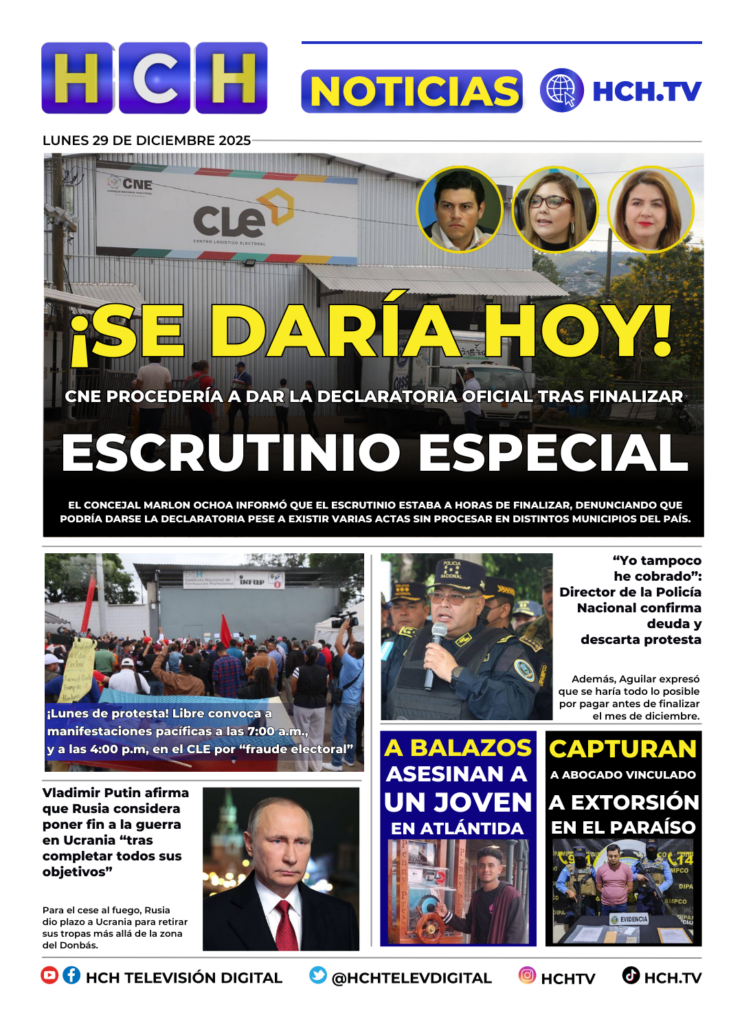 Portada HCH 29 de diciembre del 2025