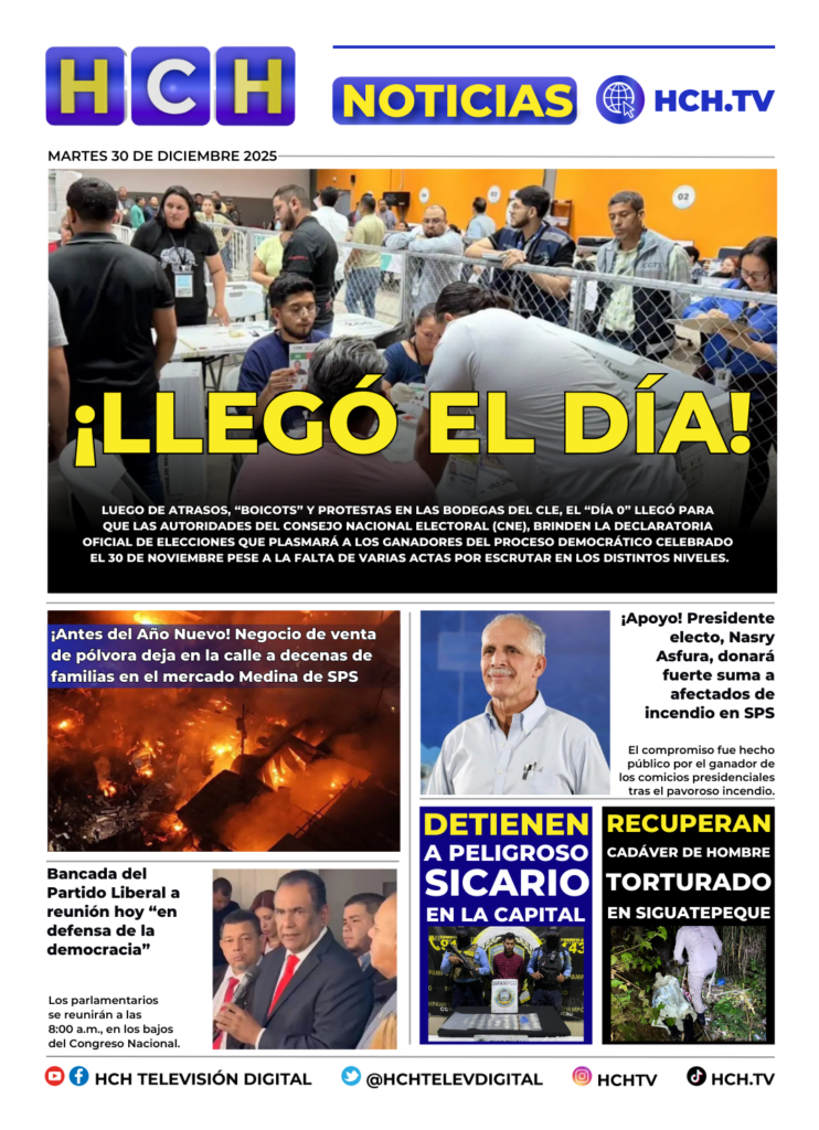 Portada HCH 30 de diciembre del 2025