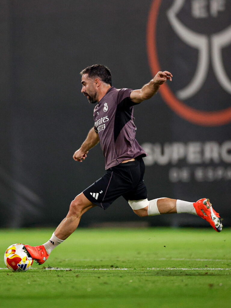 Dani Carvajal está listo para enfrentar al FC Barcelona por la Gran Final de la Supercopa de España en Arabia Saudita.