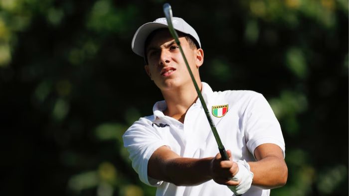 La promesa del golf Emanuele Galeppini de 16 años, murió en el trágico incendio en un bar de Suiza