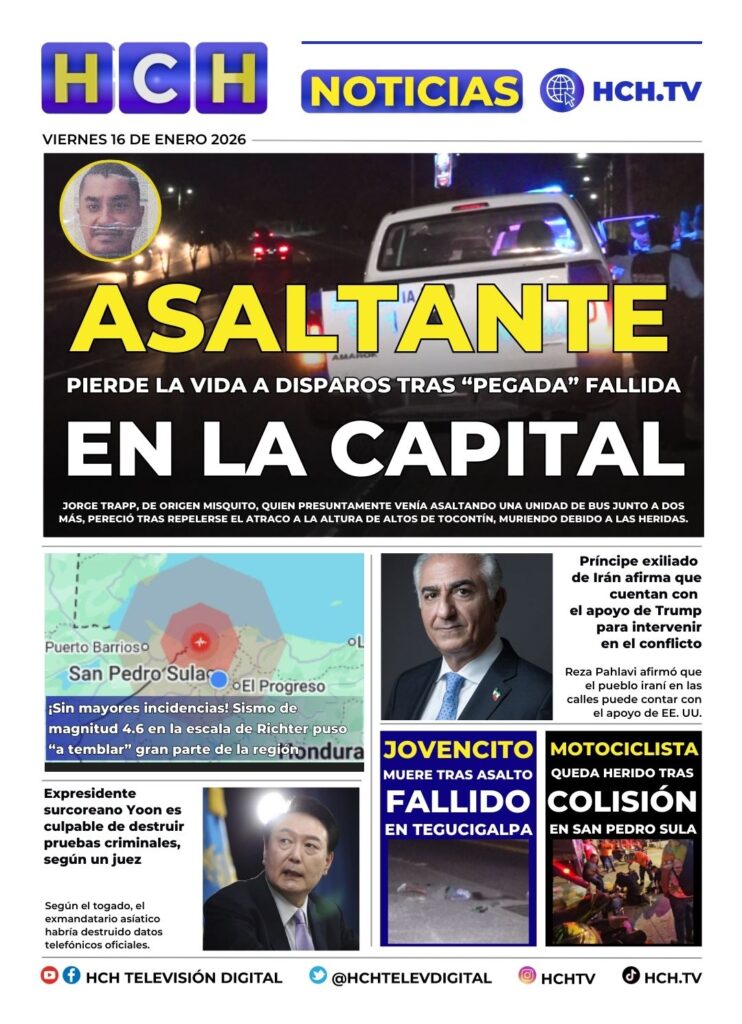 Portada HCH 16 de enero del 2026