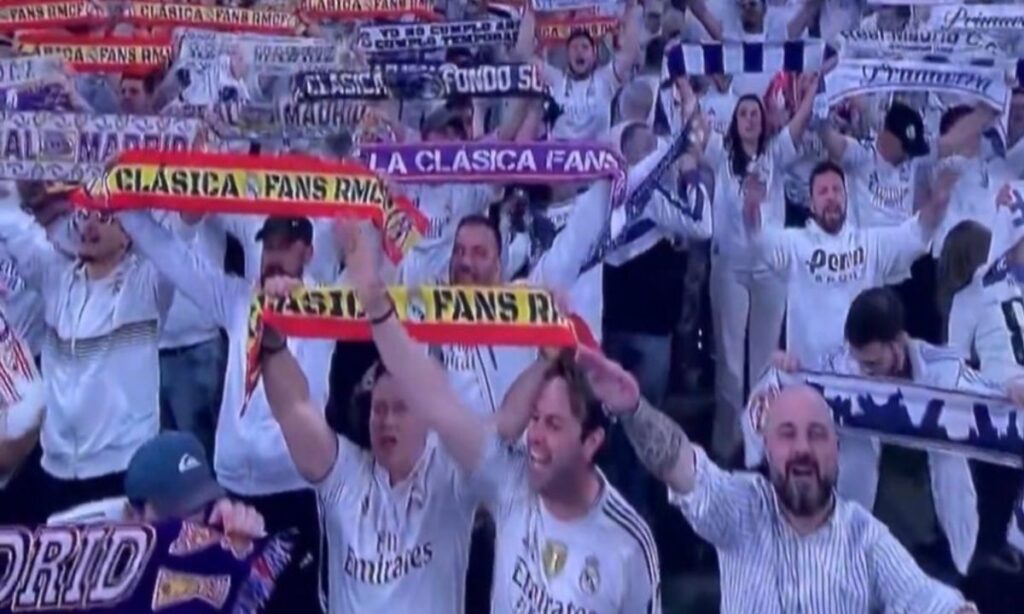 Expulsan a madridista captado haciendo el saludo nazi