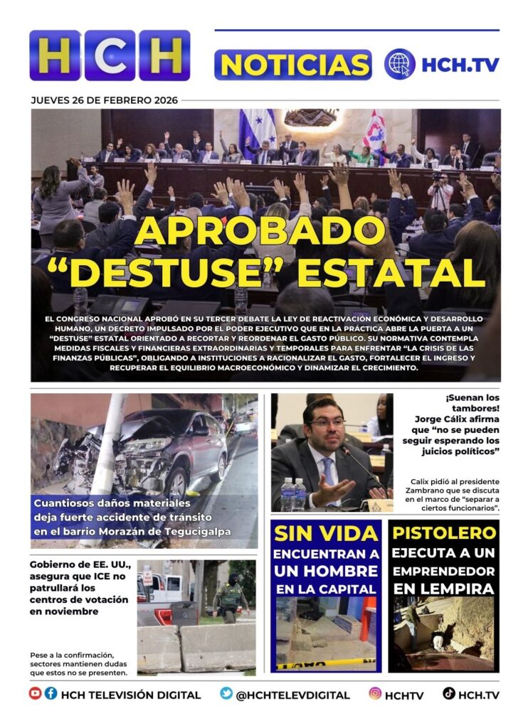Portada HCH 26 de febrero del 2026