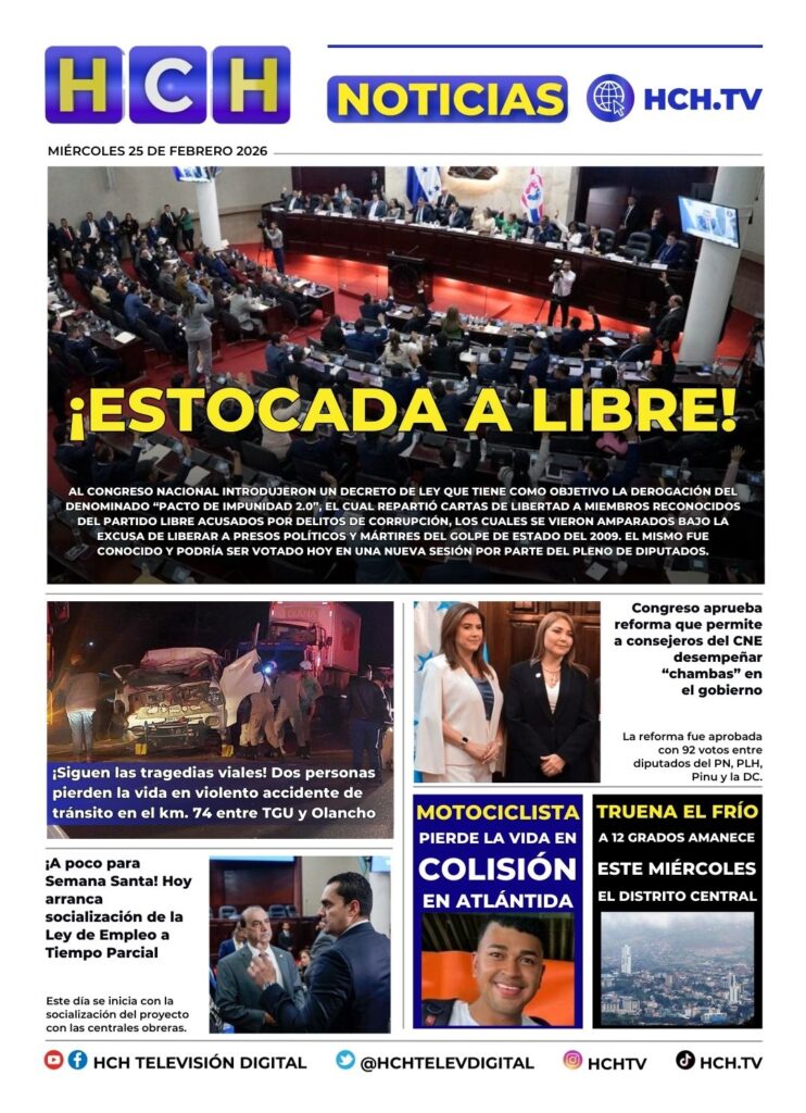 Portada HCH 25 de febrero del 2026