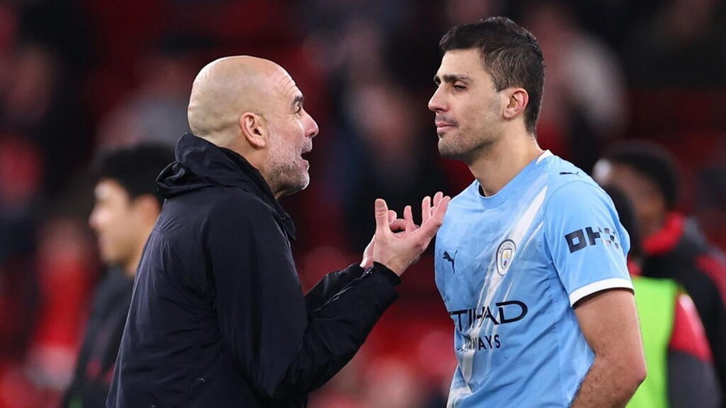 Guardiola abre la puerta a una posible salida de Rodri