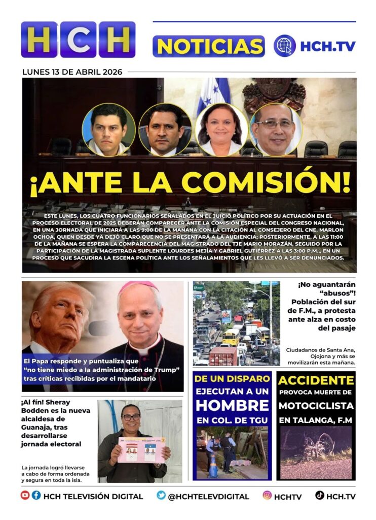 Portada HCH 13 de abril del 2026