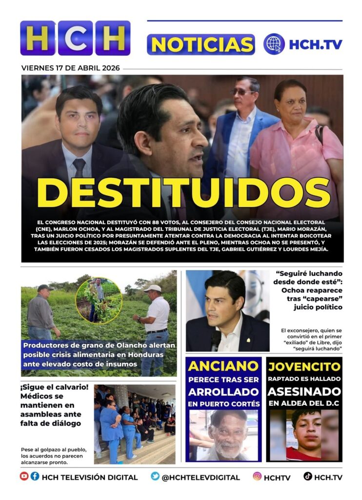 Portada HCH 17 de abril del 2026