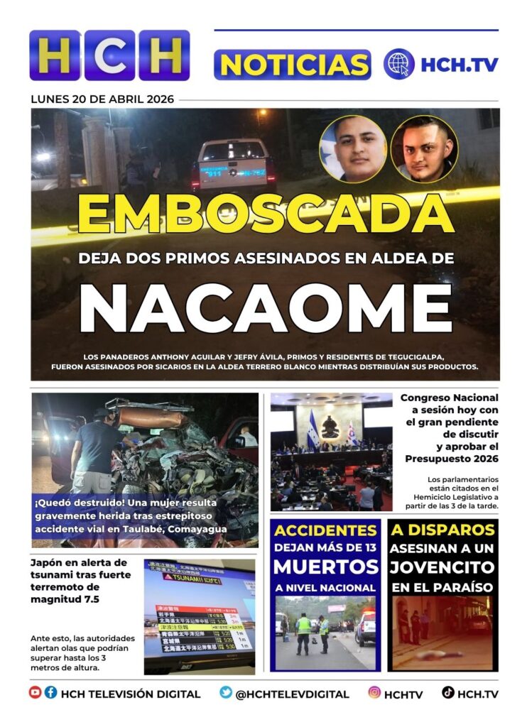 Portada HCH 20 de abril del 2026