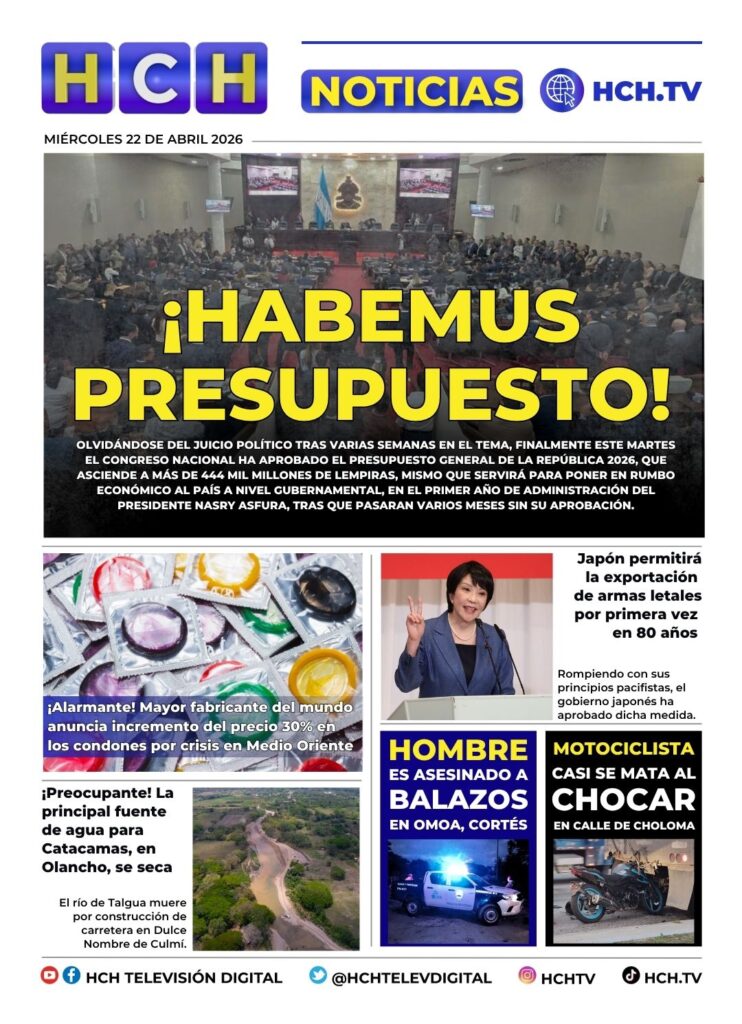 Portada HCH 22 de abril 2026