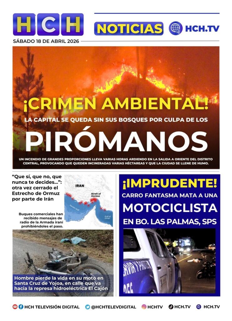 Portada HCH sábado 18 de abril 2026