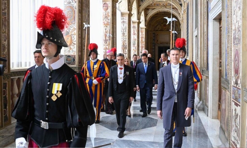 Marco Rubio y el papa León XIV