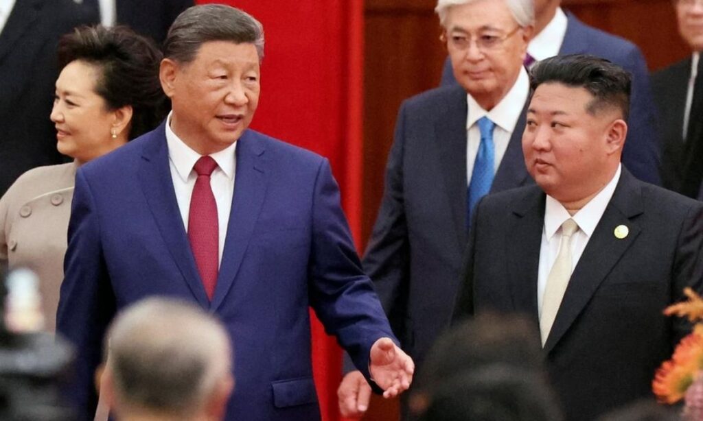 Xi Jinping llega a Corea del Norte