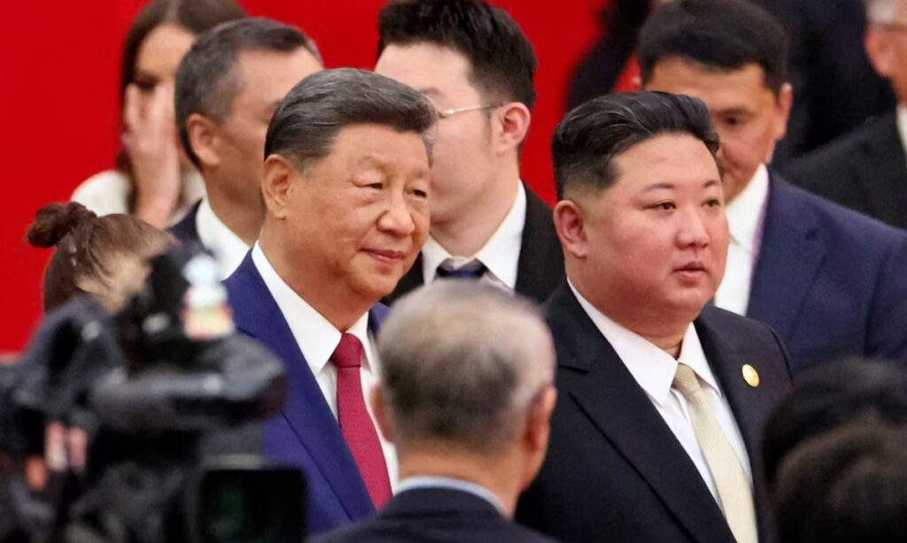 Xi Jinping llega a Corea del Norte