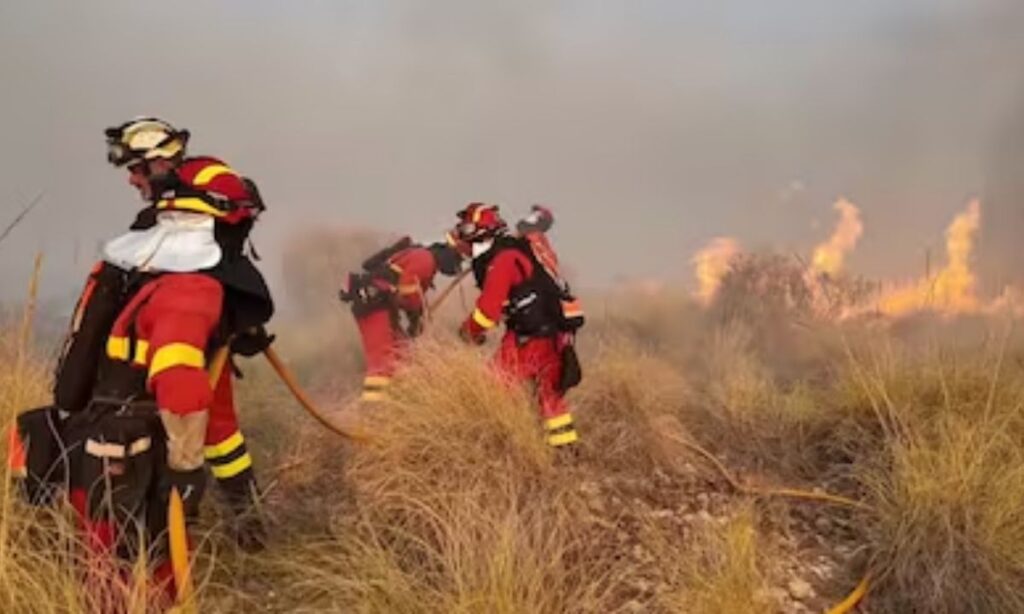 incendio en Almería