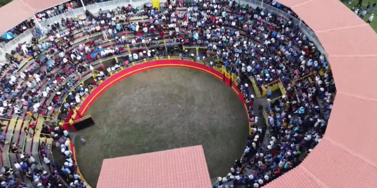 Ambientazo en la esperada Tarde Taurina de Lamaní, Comayagua