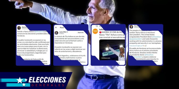 Así reacciona el mundo por la victoria electoral de Nasry Asfura en Honduras