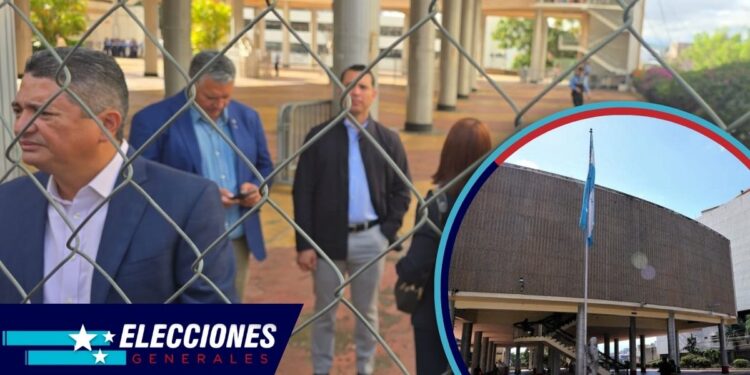 Bancadas opositoras se toman los bajos del CN ante un eventual intento de anular elecciones