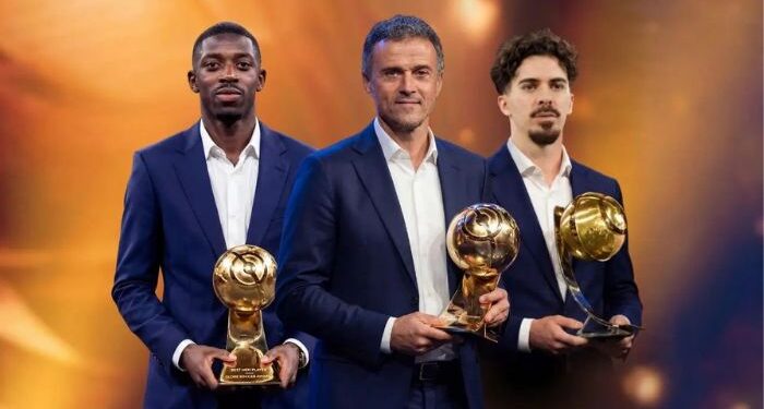 El PSG reina con siete premios en los Globe Soccer Awards 2025
