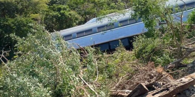 México descarrilamiento tren