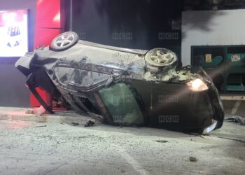¡Iba suelto! Conductor “bien a pichinga” por poco amanece en la morgue junto a su compa | Móvil Emergencia TGU