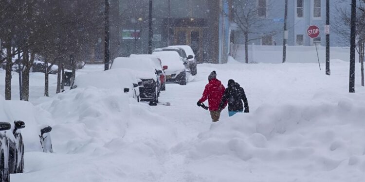 Nueva York estado emergencia nevadas