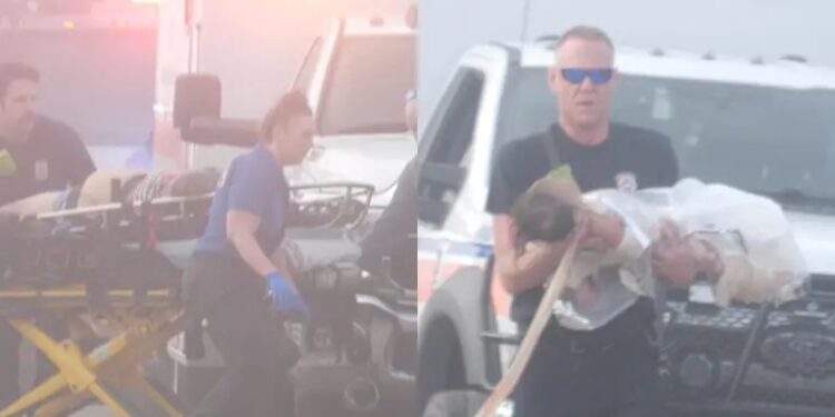 Avioneta de la Marina de México que transportaba al menos a un niño a hospital de Galveston se desploma