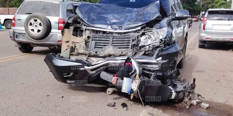 ¡Desgracia! Motociclista perece tras brutal choque en Juticalpa
