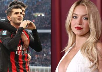 ¡Nadie lo vio venir! El presunto romance entre Christian Pulisic y Sydney Sweeney que se evidenció en un partido del AC Milán