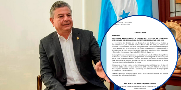 "La convocatoria está corregida, no hay ningún problema, y afirmo que habrá instalación de Junta Directiva Provisional": Tomás Vaquero