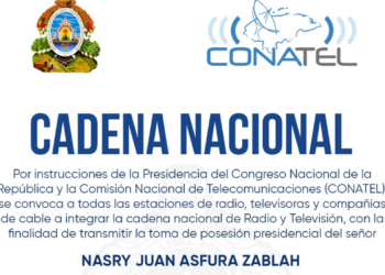 Cambiaron el discurso… Nuevo gobierno transmitirá en cadena nacional Toma de Posesión de Nasry Asfura e interrumpirán programación habitual de medios