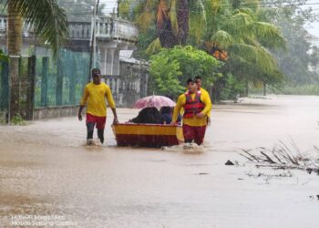 60 personas afectadas, tres familias evacuadas y 16 viviendas dañadas, aquí el informe de daños tras lluvias en el país
