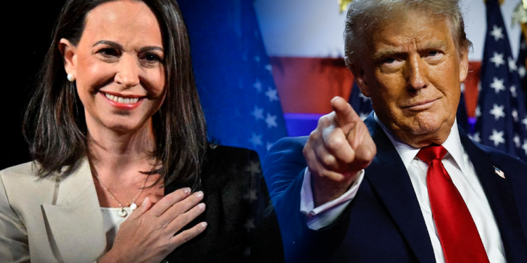 Trump dice en entrevista que María Corina Machado “no debió ganar el Nobel” y que “nunca ha hablado con ella”