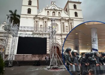 A puerta cerrada y con pantallas en la calle: la toma de posesión de Asfura sin contacto ciudadano