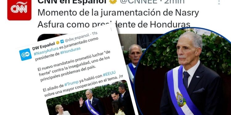 Así reacciona el mundo a investidura de Nasry Asfura