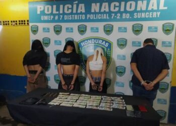 Atrapan a cuatro pandilleros cuando pretendían asaltar tienda | Móvil Emergencia SPS