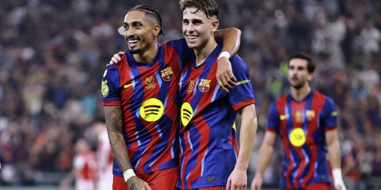 El FC Barcelona no da tregua al Athletic y firma una goleada histórica en Arabia Saudí
