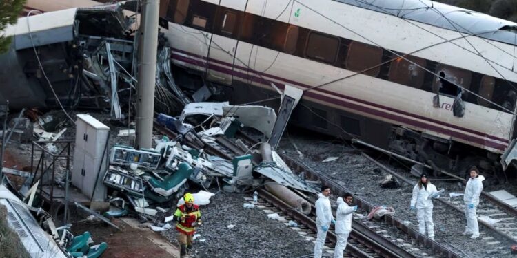 Choque de dos trenes en España