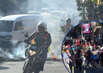 ¡Cero tolerancia! Desalojan a colectivos de Aldana que protestaban en bulevar capitalino