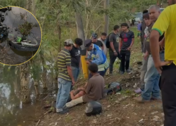Terrible choque de dos jóvenes contra una rastra deja un muerto y un herido en Peña Blanca, Cortés