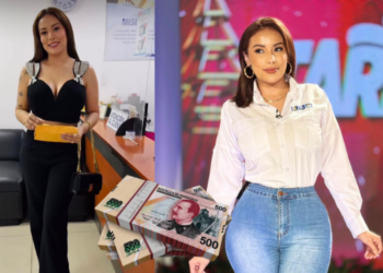 Elsa Oseguera dona el premio del karaoke