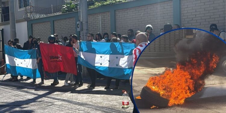 Empleados de medios de comunicación estatales protestan en TGU con diversas demandas laborales
