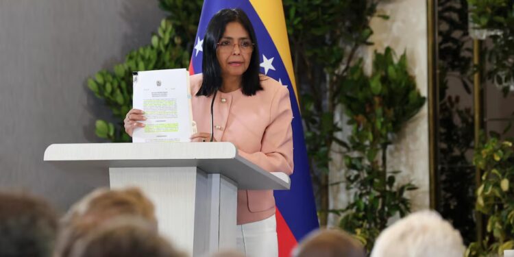 Delcy Rodríguez invita a EEUU "a trabajar conjuntamente en una agenda de cooperación"