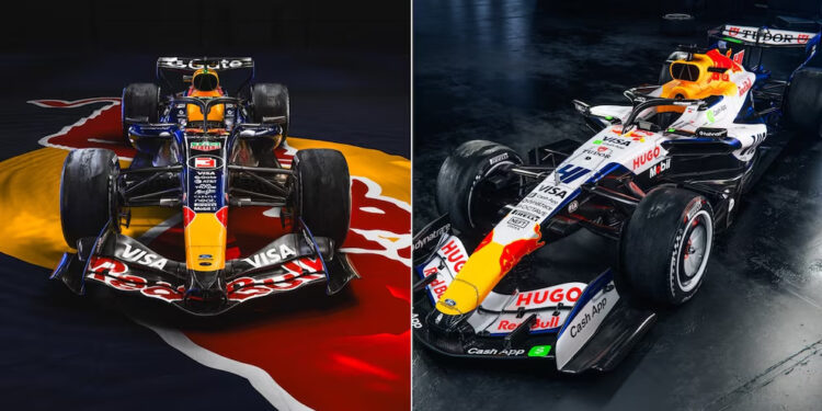Red Bull y Racing Bulls presentaron sus diseños oficial para la temporada 2026 de la Fórmula 1