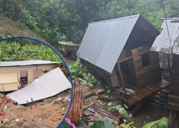 Viviendas dañadas y familias damnificadas por derrumbes y lluvias en Santos Guardiola
