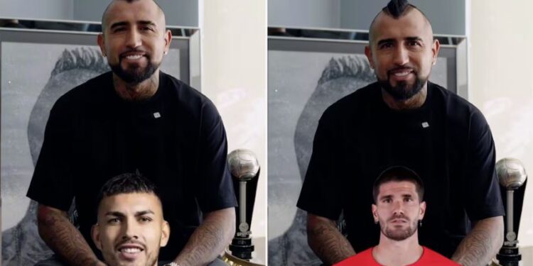 Arturo Vidal participó de un juego viral y se consideró el volante “más completo” de la historia