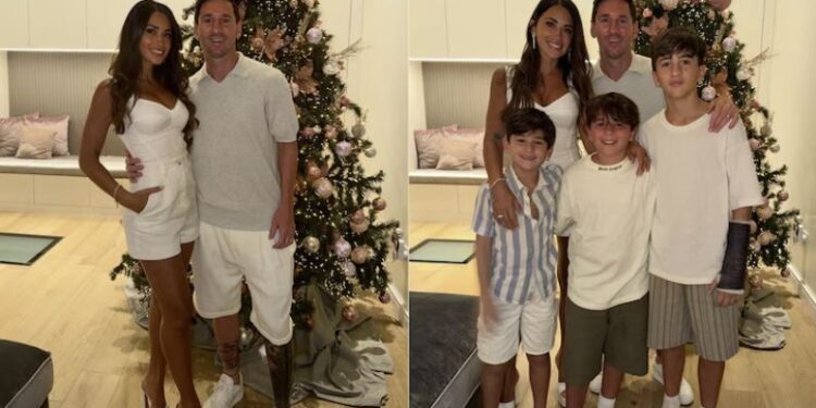 El mensaje de Lionel Messi en Año Nuevo y las fotos familiares que compartió