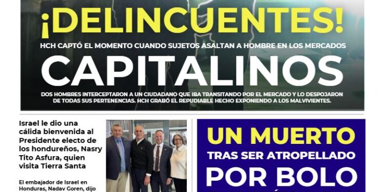 Portada de HCH sábado 17 de enero de 2026