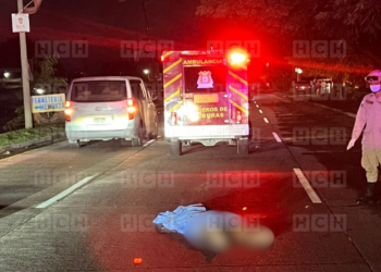 Hombre de 35 años de edad perece tras ser atropellado por un vehículo en la carretera de Choloma a Puerto Cortés